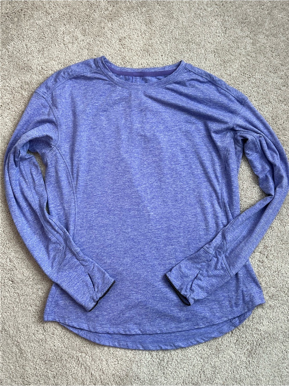 Avia Heather Periwinkle Long Sleeve Active Top